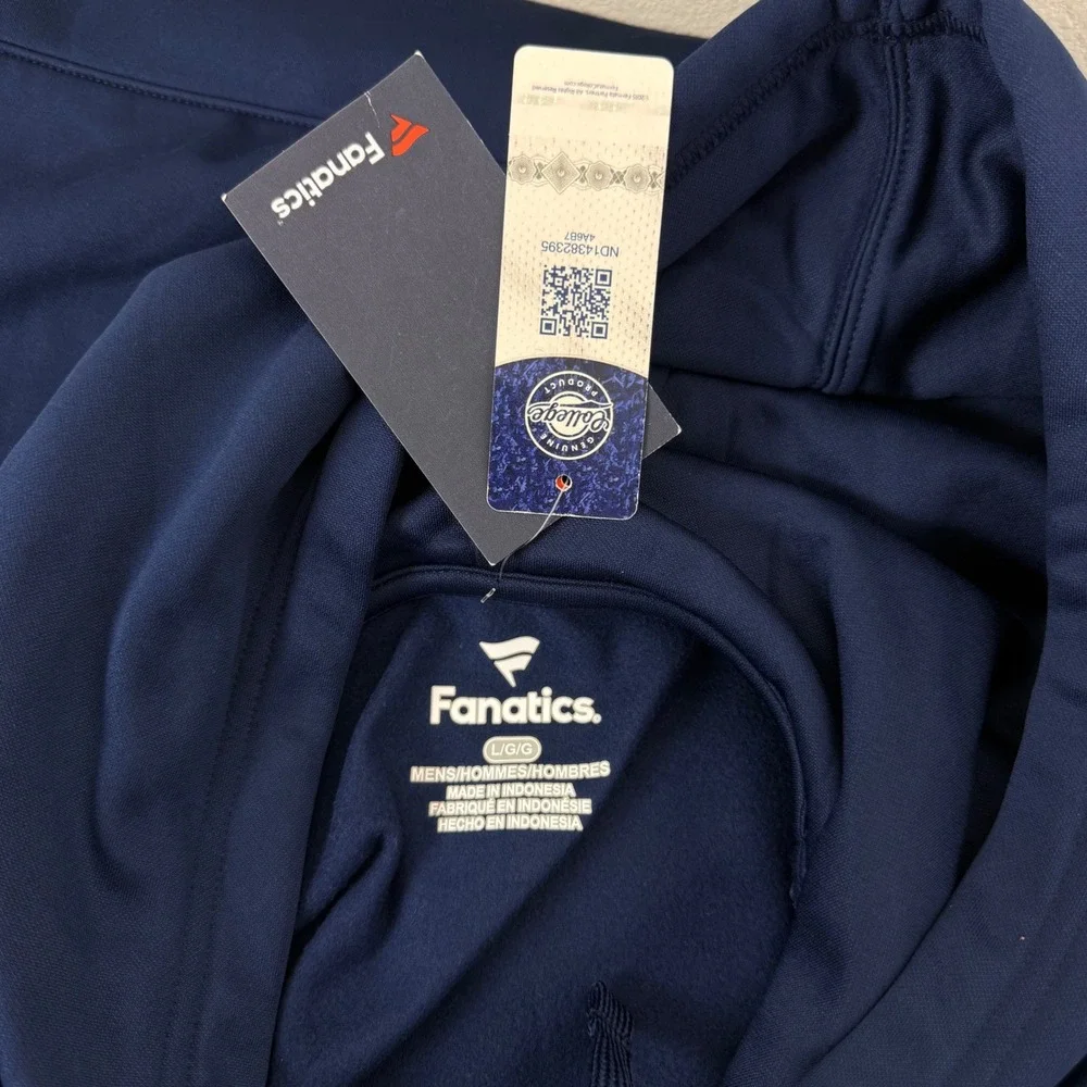 Fanatics Notre Dame Fighting Irish Navy Blue Hoodie Mens Size Large Hoody Fleece - Picture 4 of 8